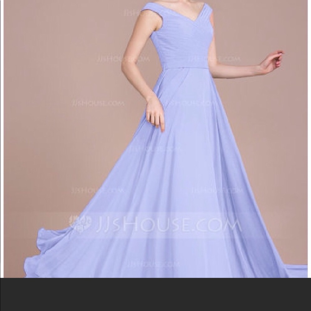 JJs House light blue formal gown